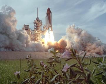 Photo:  Space Shuttle Challenger at the Kennedy Space Center in January, 1986